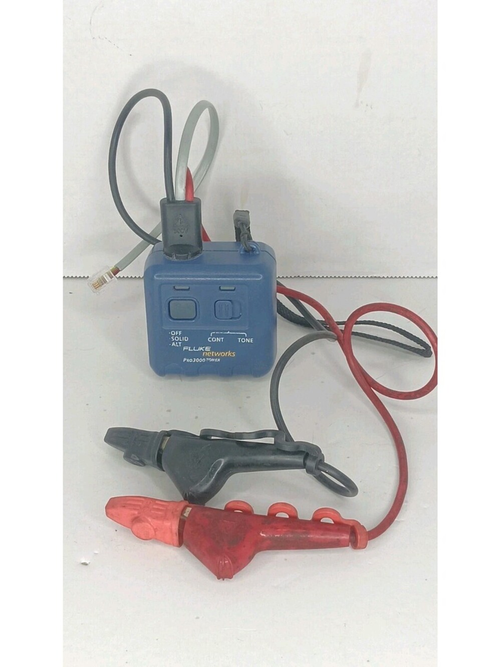 Fluke Networks Pro3000 Toner Tester Tone Generator Works Battery Cover Repaired